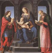 LORENZO DI CREDI The Virgin and child with st Julian and st Nicholas of Myra (mk05) oil painting artist